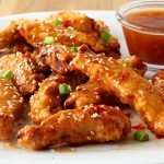 japán csirkemell falakák mártogatóssal