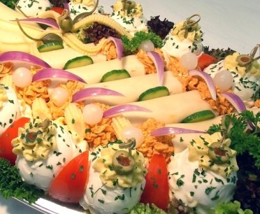 kaszinó tojás snidlinggel kaporral