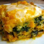 Sütőtökös, Sajtos, spenótos lasagna