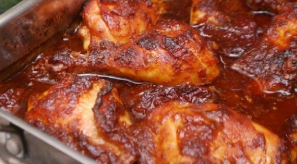 Sült hús - narancsos mártással