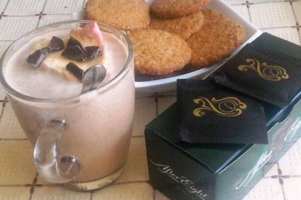 Mentás vaniliás kávé frappe