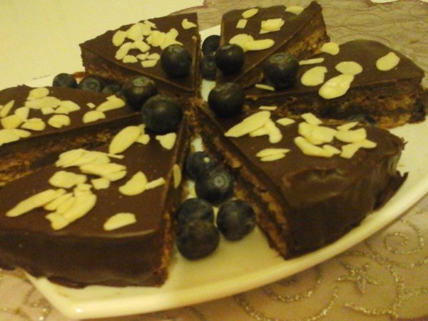 dupla csokoládés svéd mandula torta ikea