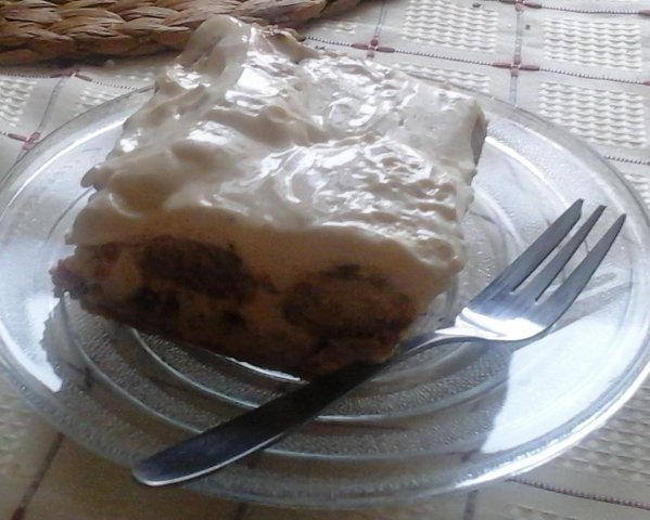 Nutellás tiramisu tejszínhabbal