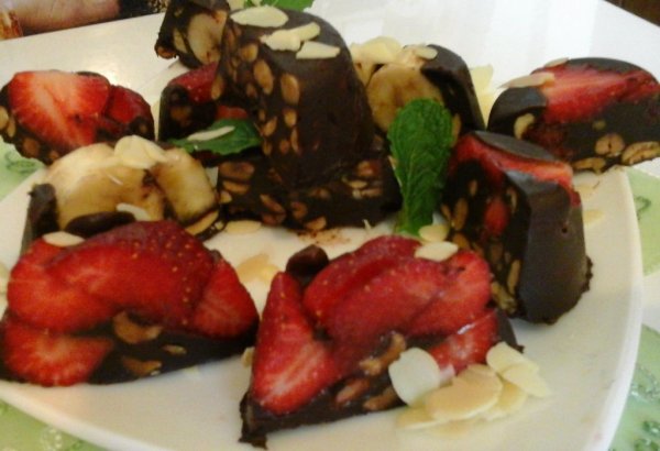 epres - banános csokoládés muffin kockák