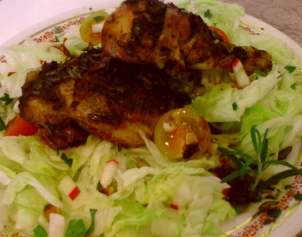 füstös pikáns jamaicai sült csirke  szósszal – kókuszos rizzsel1