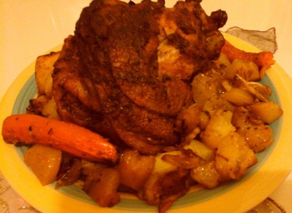 magyaros sült csülök