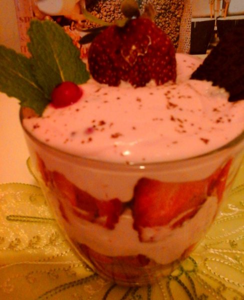 mascarpone epres mentás cream desszert