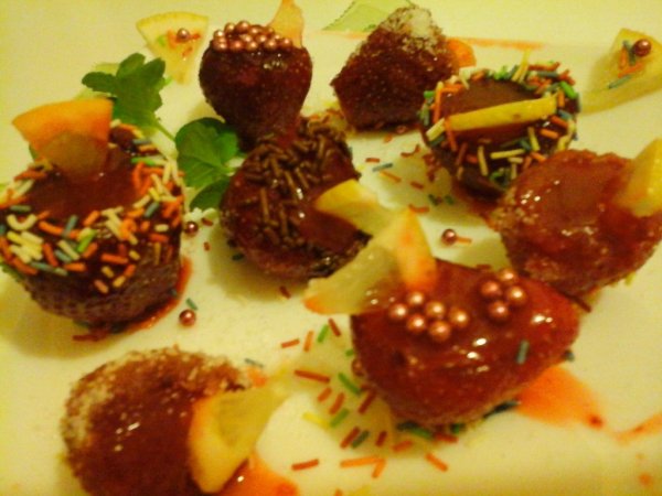 Eper & szamóca pálinka zselés koktél2