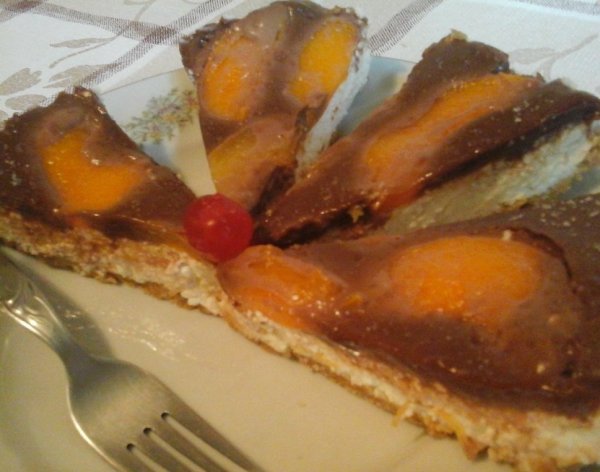 barackos túró torta - nutellával megbolondítva6