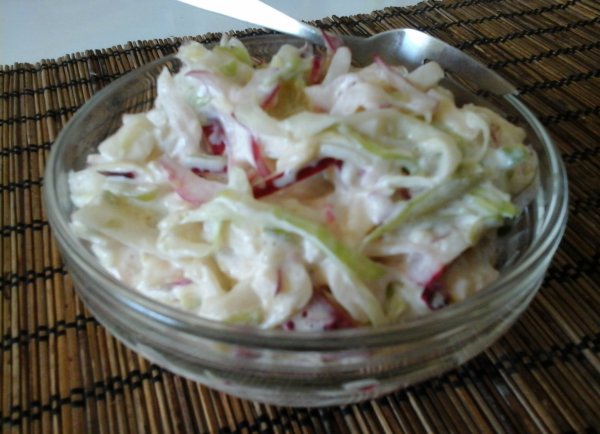 Amerikai káposztasaláta - Coleslaw1