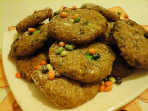 Csokoládés- Smarties kekszek - gluténmentesen is11