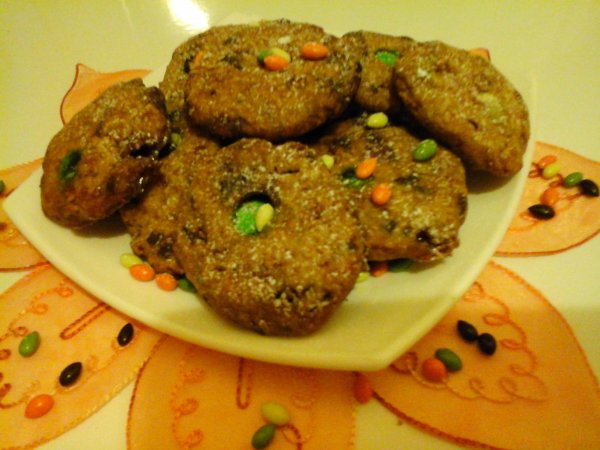 Csokoládés- Smarties kekszek - gluténmentesen is2