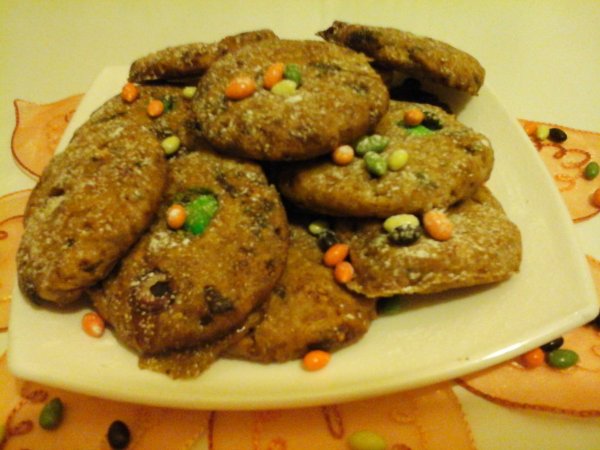 Csokoládés- Smarties kekszek - gluténmentesen is8