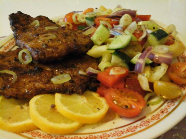 Görögös joghurtos sült tarja-Jamaikai íz kombinációval3