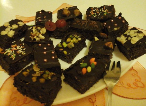 Mandulás - nutella szelet1