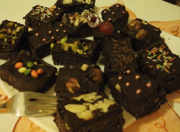 Mandulás - nutella szelet5