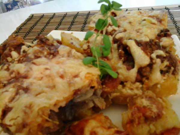 Sajtos tarja-karaj-csirkemell tepsiben sütve3