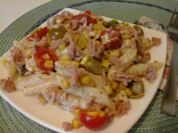 Karcsúsító spanyol tonhalas tésztasaláta3