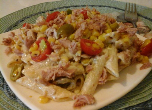 Karcsúsító spanyol tonhalas tésztasaláta4