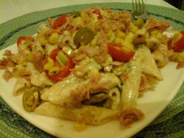 Karcsúsító spanyol tonhalas tésztasaláta5