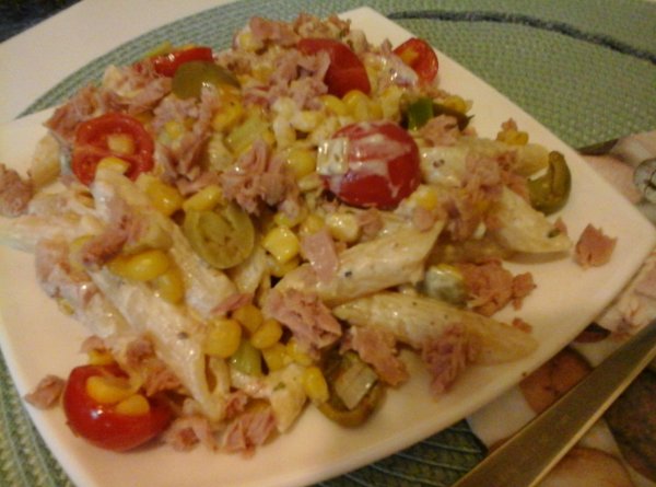 Karcsúsító spanyol tonhalas tésztasaláta6