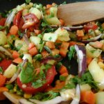 sajtos-mexikói zöldséges pizza kenyér előkészítése1