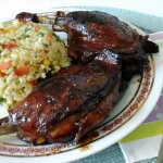 ropogósra sült kacsacomb - bulgur salátával5