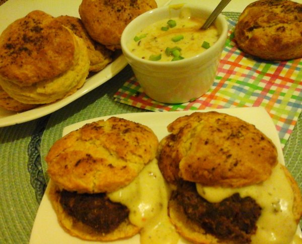 Ropogós kefires pogácsa-19