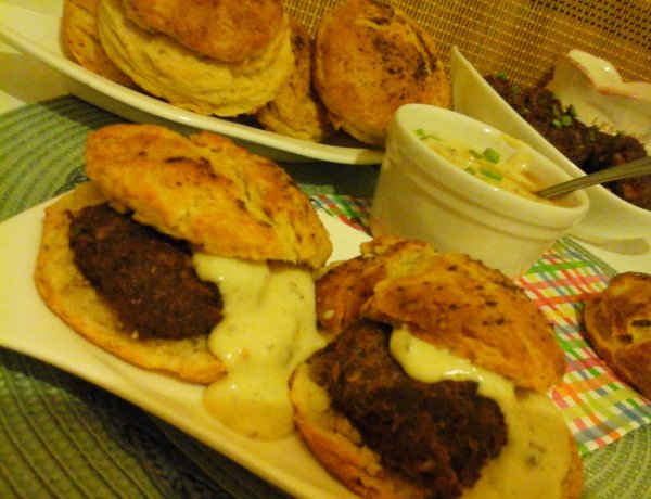 Ropogós kefires pogácsa-húspogácsával és marokkói pecsenye mártással8