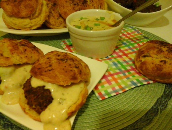 Ropogós kefires pogácsa-húspogácsával és marokkói pecsenye mártással9