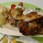 Tejszínes füstölt mozzarellás csirke-krumplipürével4