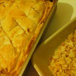 Túrós-barackos rétes juharsziruppal és pirított mandulával8