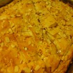 Túrós-barackos rétes juharsziruppal és pirított mandulával9