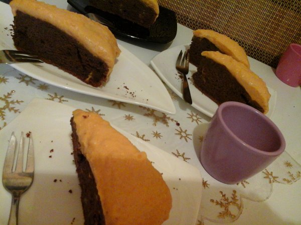 Csokoládés-narancsos sütőtökös torta5