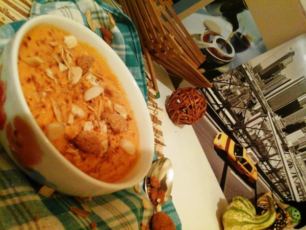 Mandulás-mogyorós sütőtök krémleves4