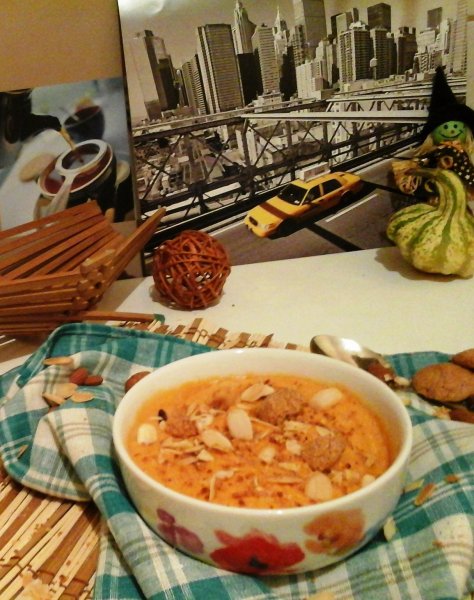 Mandulás-mogyorós sütőtök krémleves5