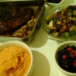 Sült pulykacomb-burgonyapürével-Gesztenyéskelbimbóval-gyümölcsszósszal0