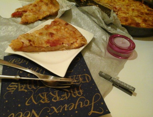 Hawaii wellness pizza-Fekete erdei sonkával és tripla sajttal5