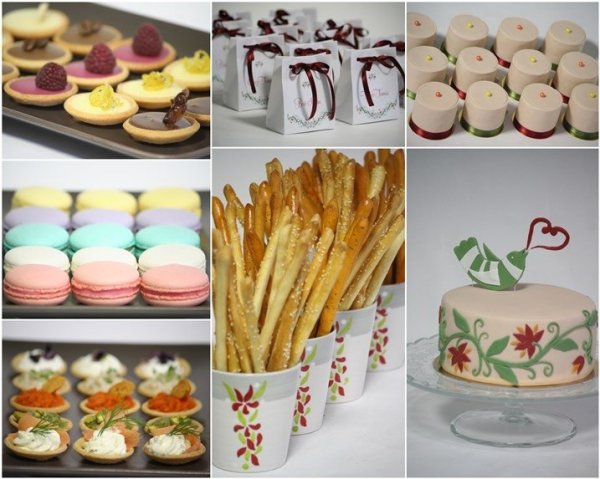 esküvői torták aprósütemények